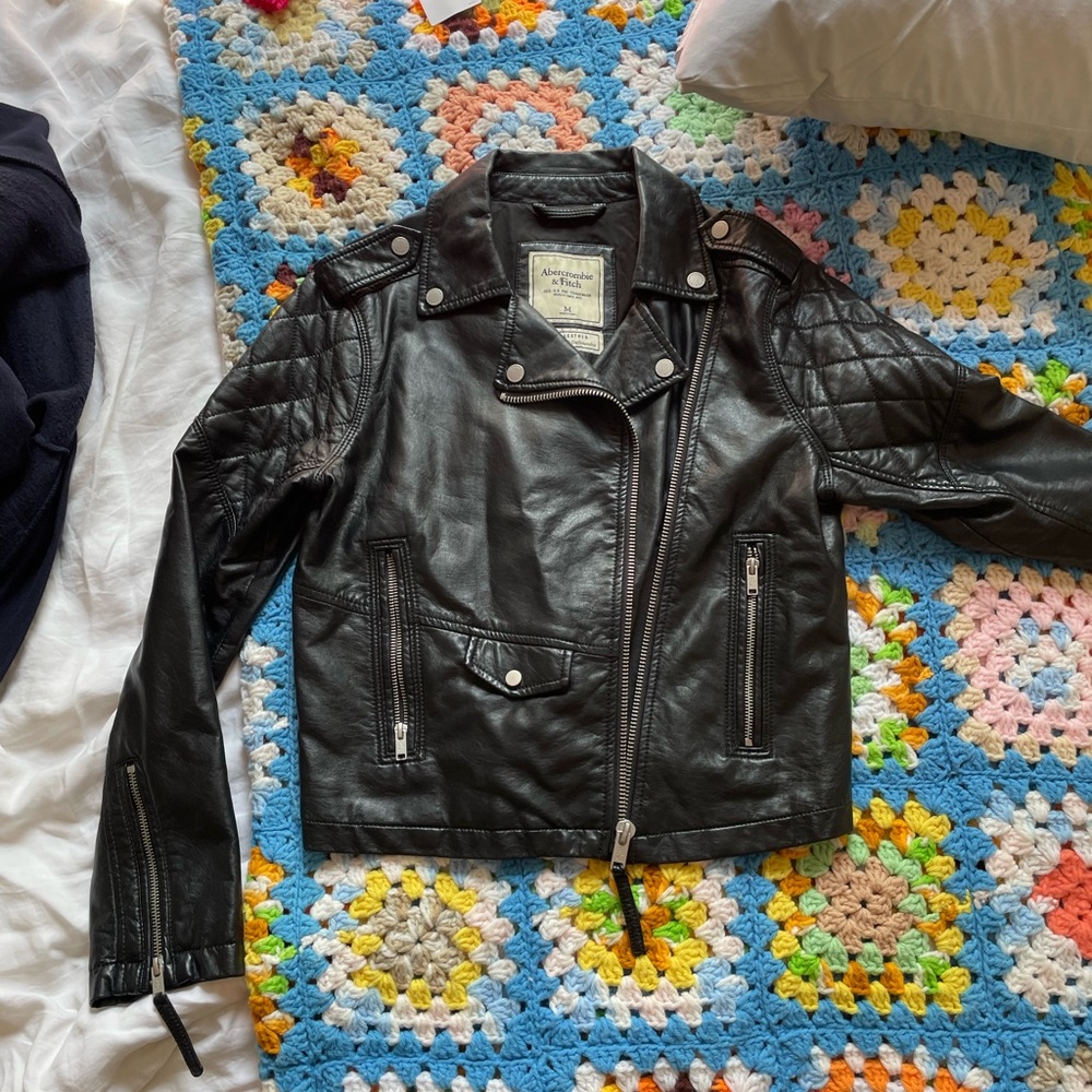 Abercrombie and Fitch, leather jacket